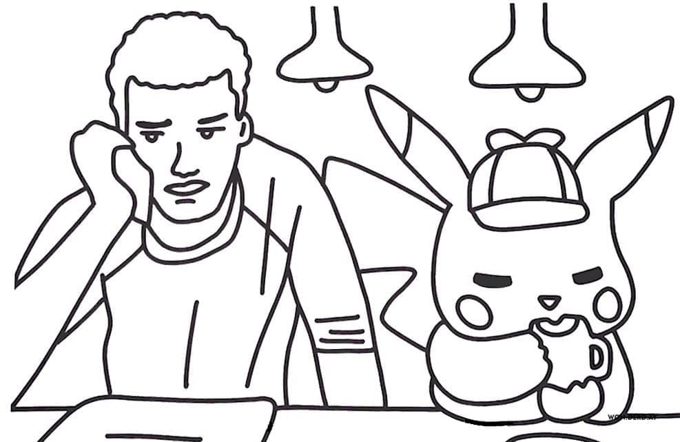 Desenho gratuito Pikachu #215402 da colecao Videogames para imprimir