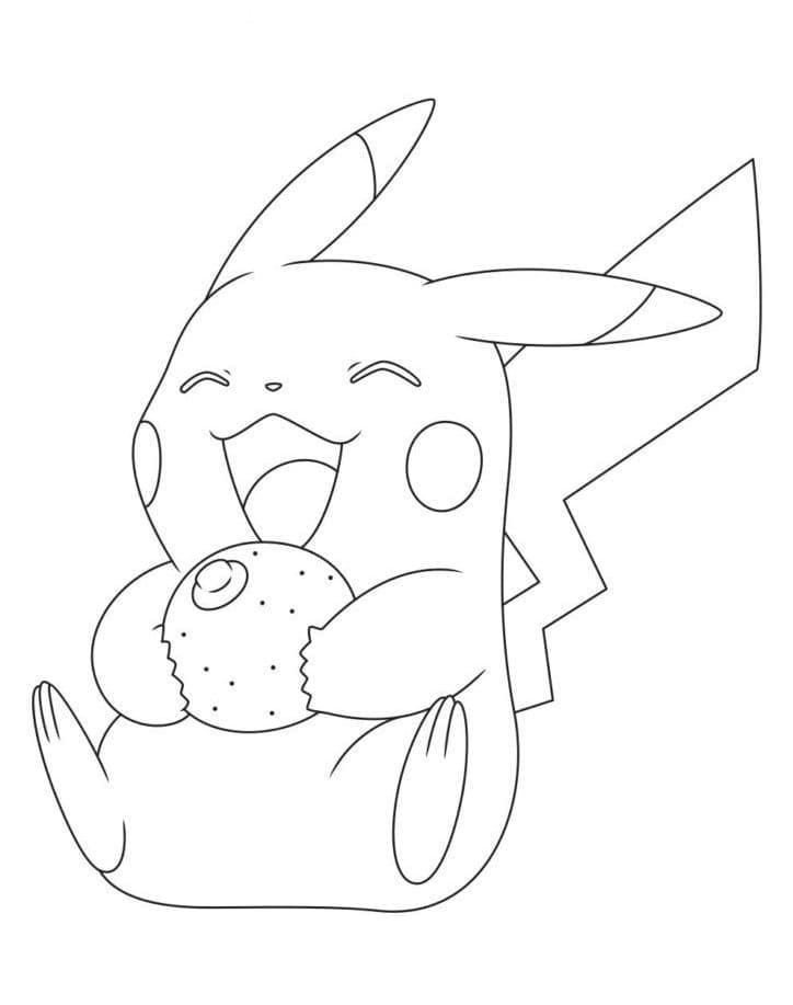Desenho gratuito Pikachu #215418 da colecao Videogames para imprimir