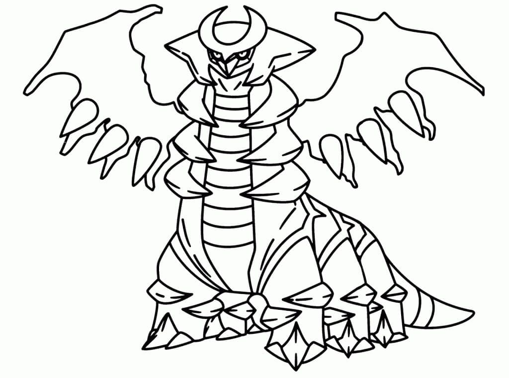 Página para colorir: Pokémon Giratina (Videogames) #186831 - Páginas para Colorir Imprimíveis Gratuitamente