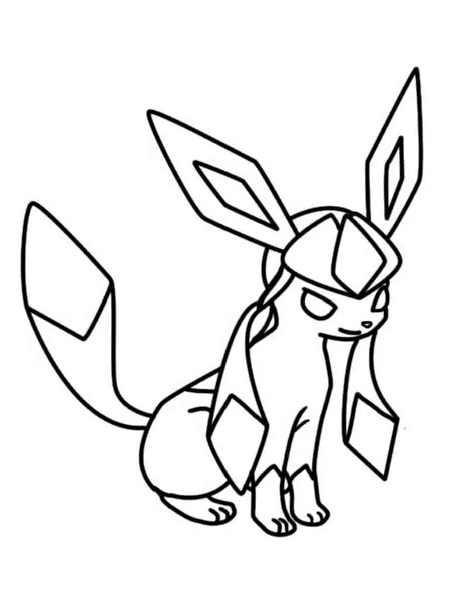 Desenho gratuito Pokemon Glaceon #187343 da colecao Videogames para imprimir