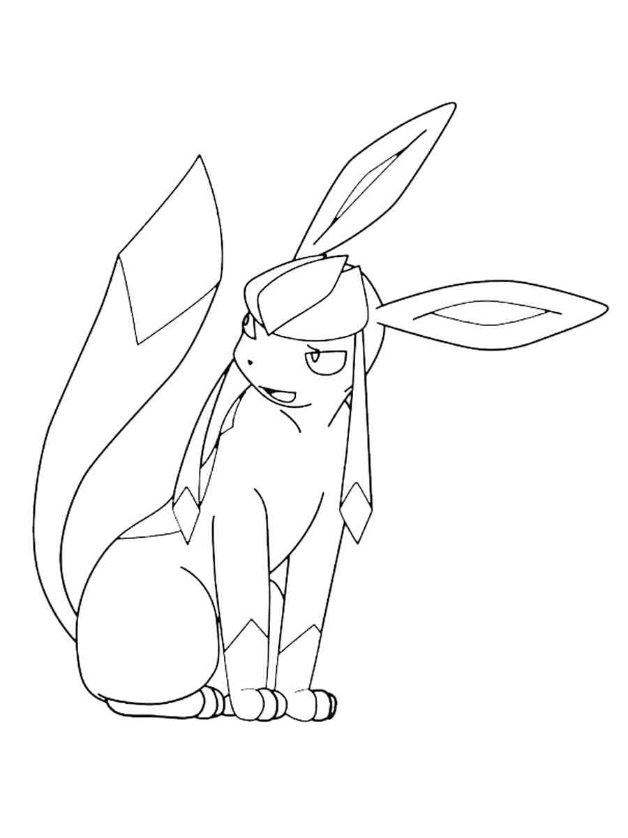 Desenho gratuito Pokemon Glaceon #187351 da colecao Videogames para imprimir