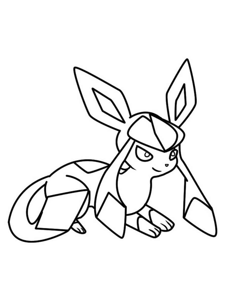 Desenho gratuito Pokemon Glaceon #187353 da colecao Videogames para imprimir