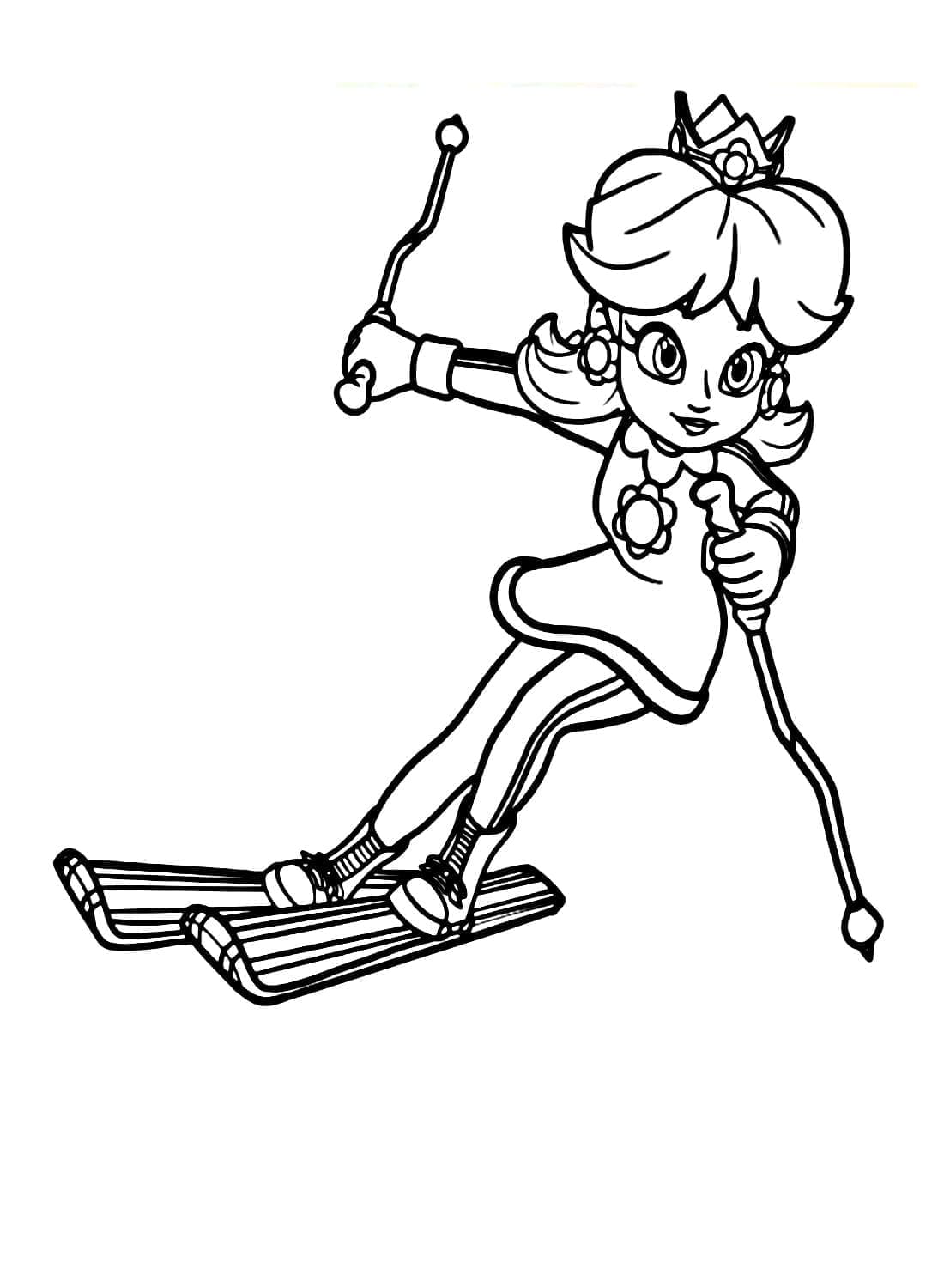 Linda página de Princesa Daisy #219042 para colorir, da coleção Videogames, baixe grátis Linda página de Princesa Daisy #219042 para colorir, da coleção Videogames, baixe grátis