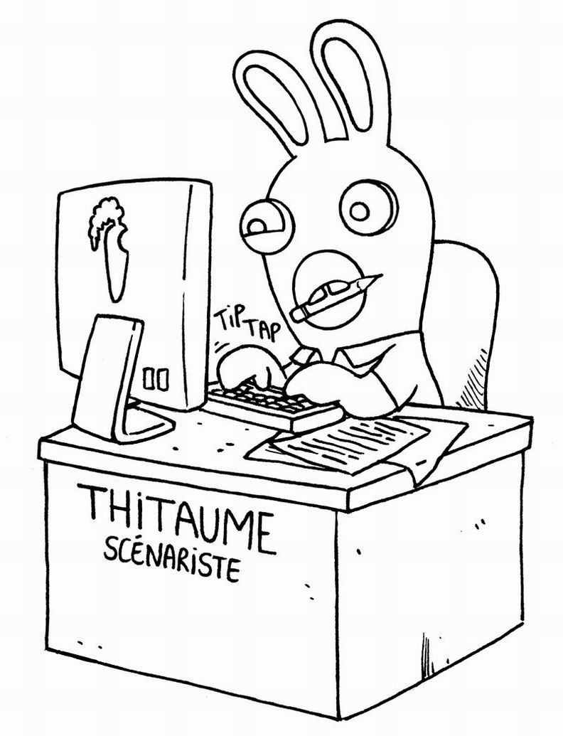 Desenho gratuito Rabbids #114728 da colecao Videogames para imprimir