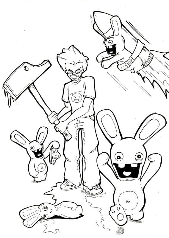Desenho gratuito Rabbids #199078 da colecao Videogames para imprimir