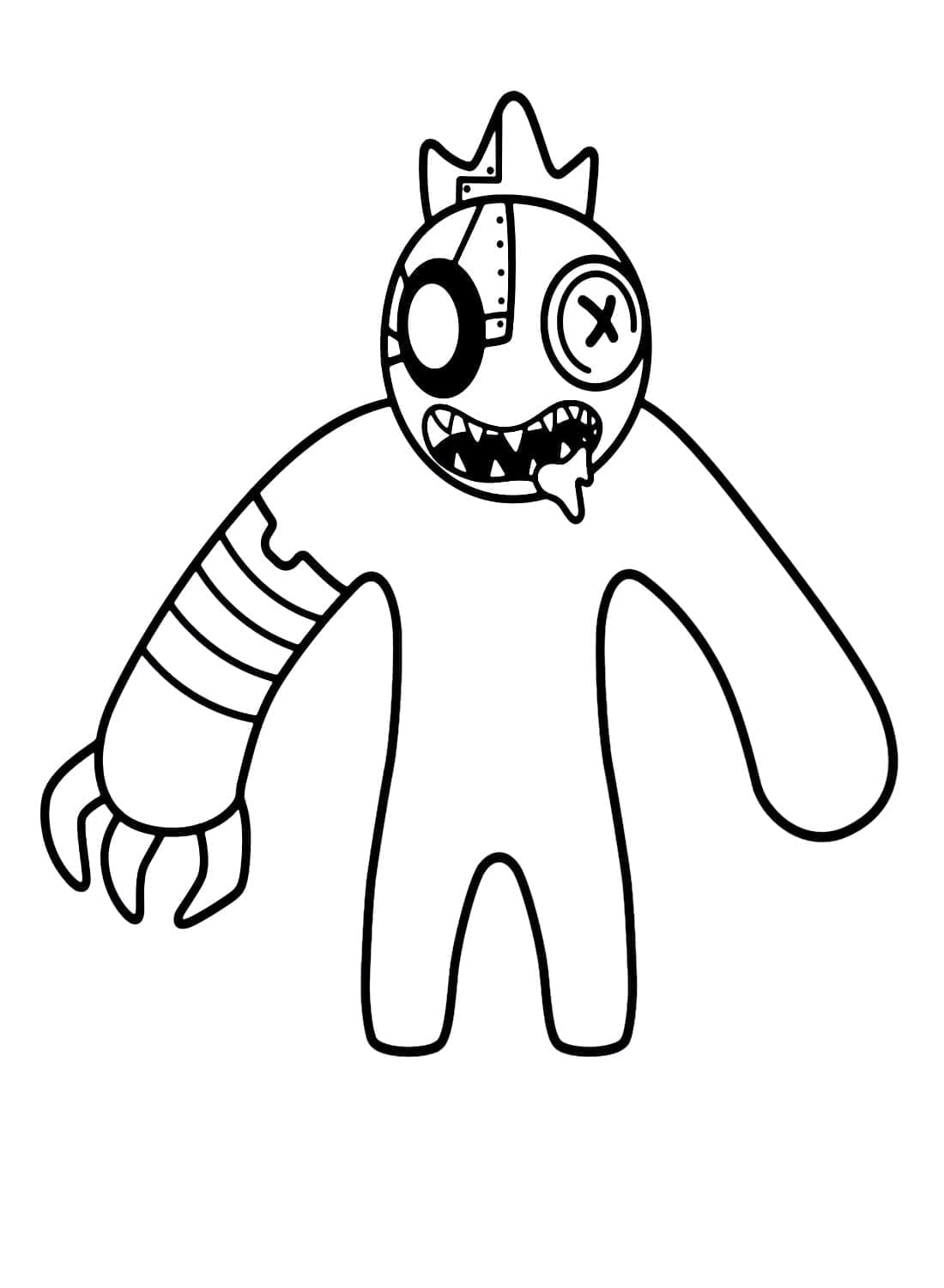 Desenho gratuito Rainbow Friends #201287 da colecao Videogames para imprimir