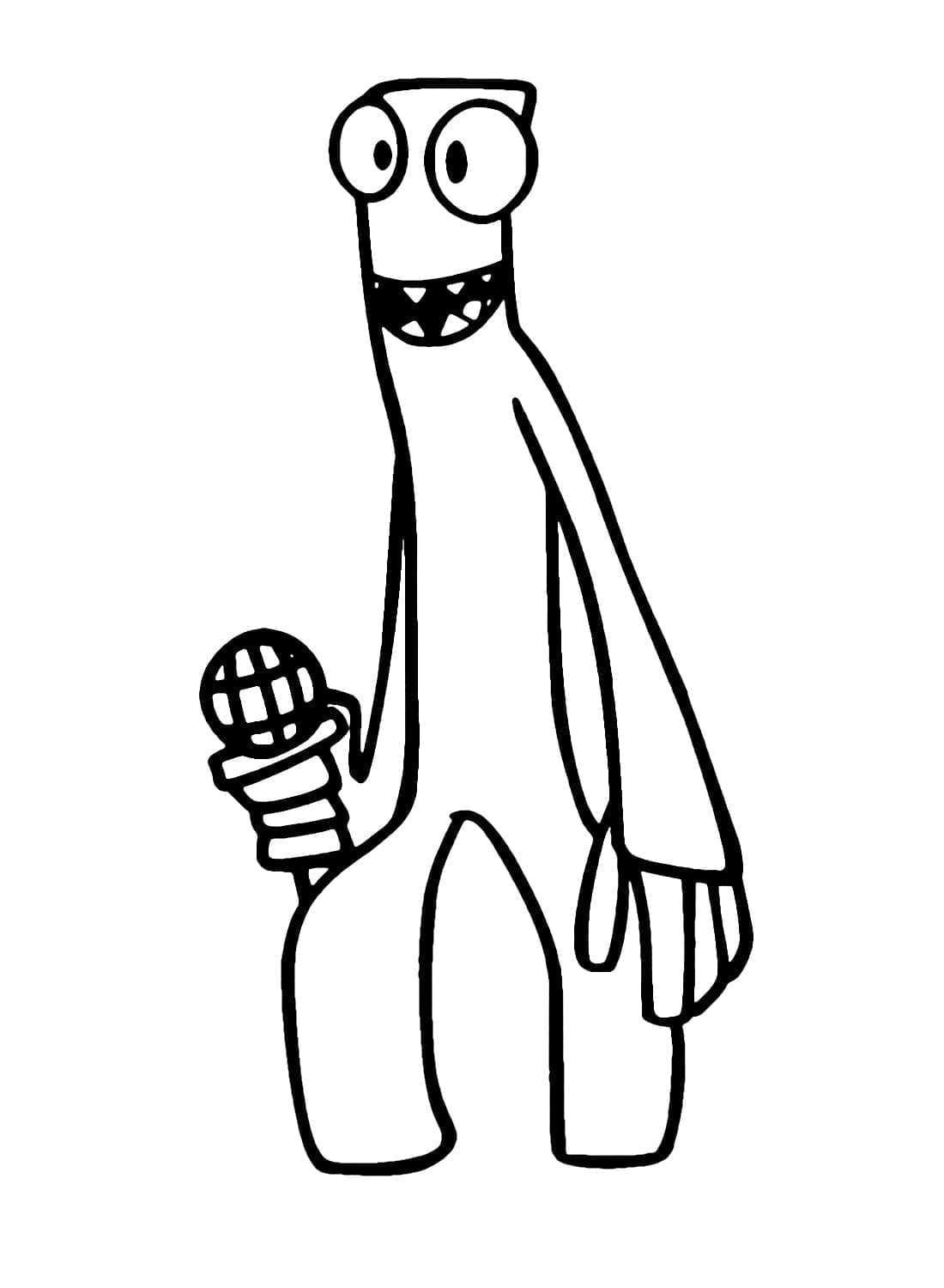 Desenho gratuito Rainbow Friends #201299 da colecao Videogames para imprimir