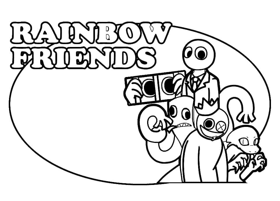 Desenho gratuito Rainbow Friends #201322 da colecao Videogames para imprimir