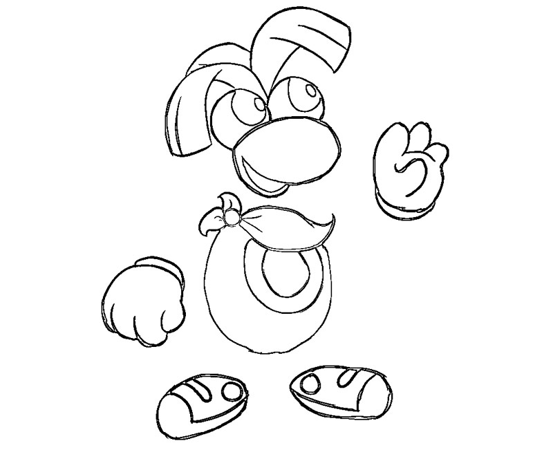 Página para colorir: Rayman (Videogames) #114436 - Páginas para Colorir Imprimíveis Gratuitamente