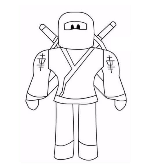Desenho gratuito Roblox #174412 da colecao Videogames para imprimir
