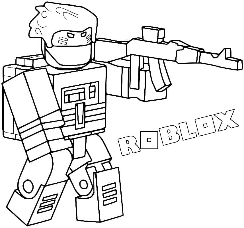 Desenho gratuito Roblox #174426 da colecao Videogames para imprimir