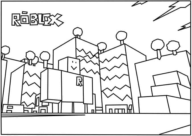 Desenho gratuito Roblox #174431 da colecao Videogames para imprimir