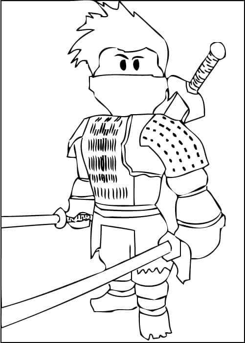 Desenho gratuito Roblox #174432 da colecao Videogames para imprimir