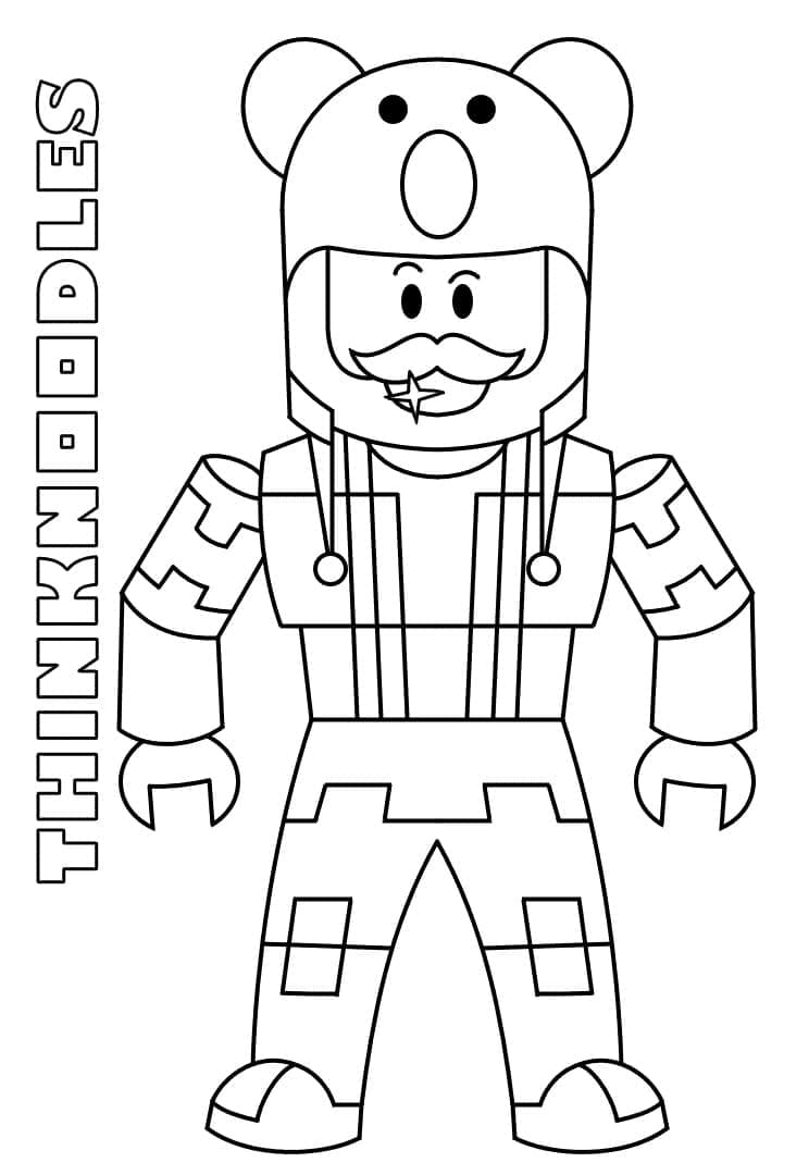 Desenho gratuito Roblox #174439 da colecao Videogames para imprimir