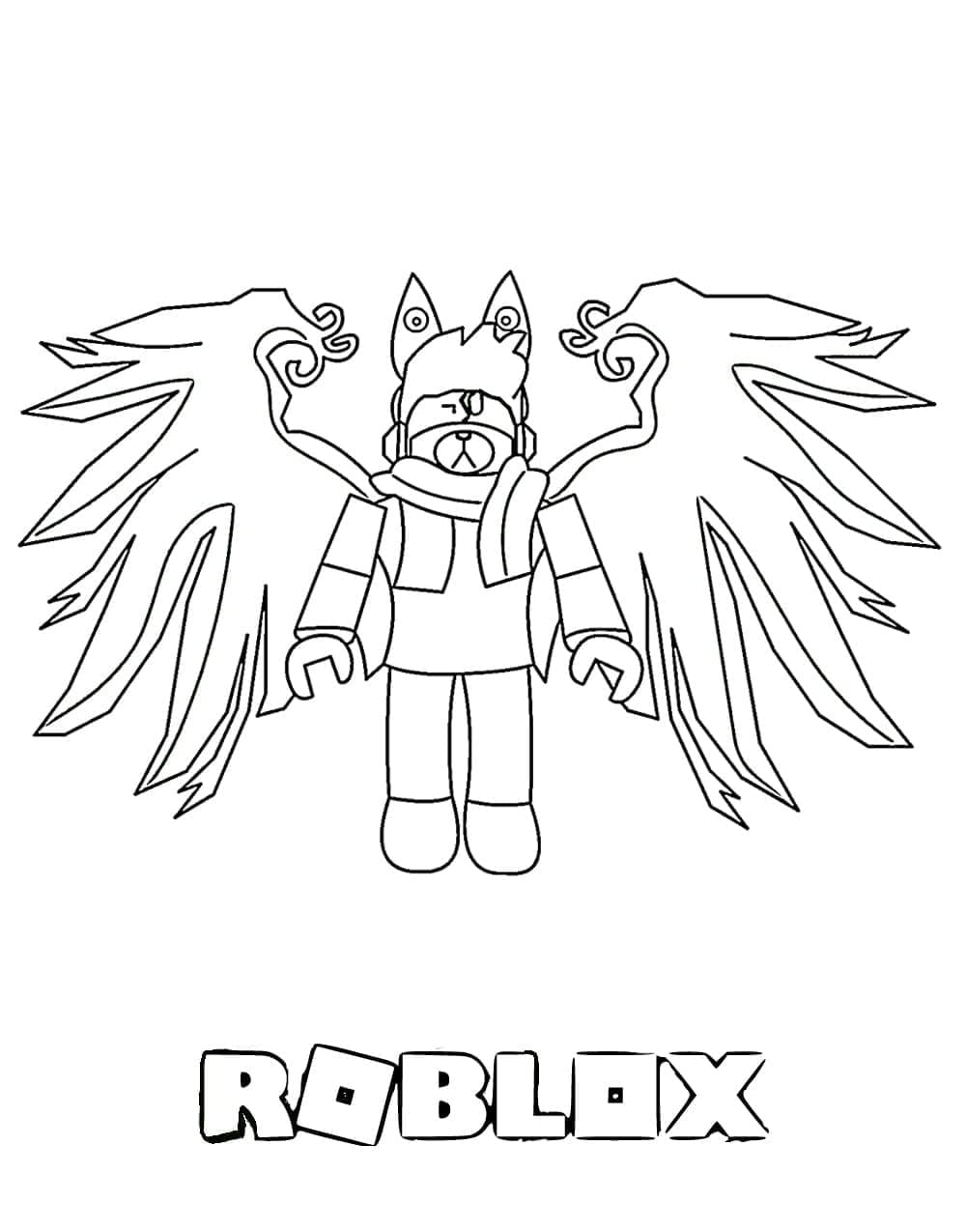 Desenho gratuito Roblox #214714 da colecao Videogames para imprimir