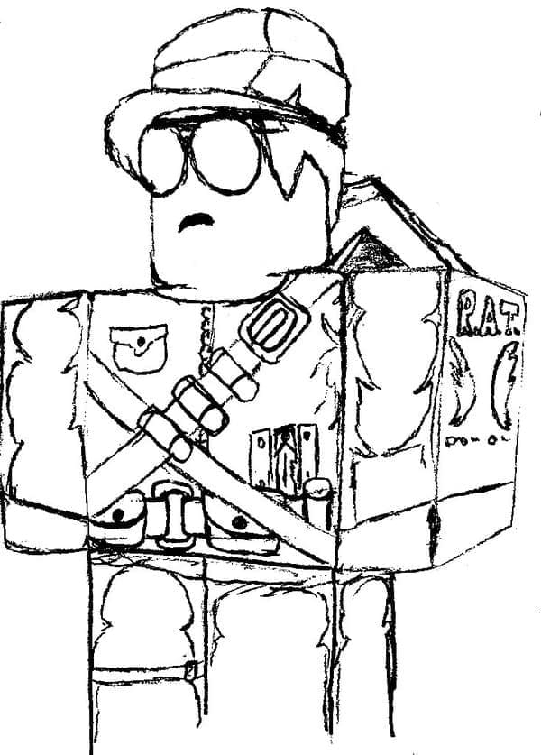 Desenho gratuito Roblox #214727 da colecao Videogames para imprimir