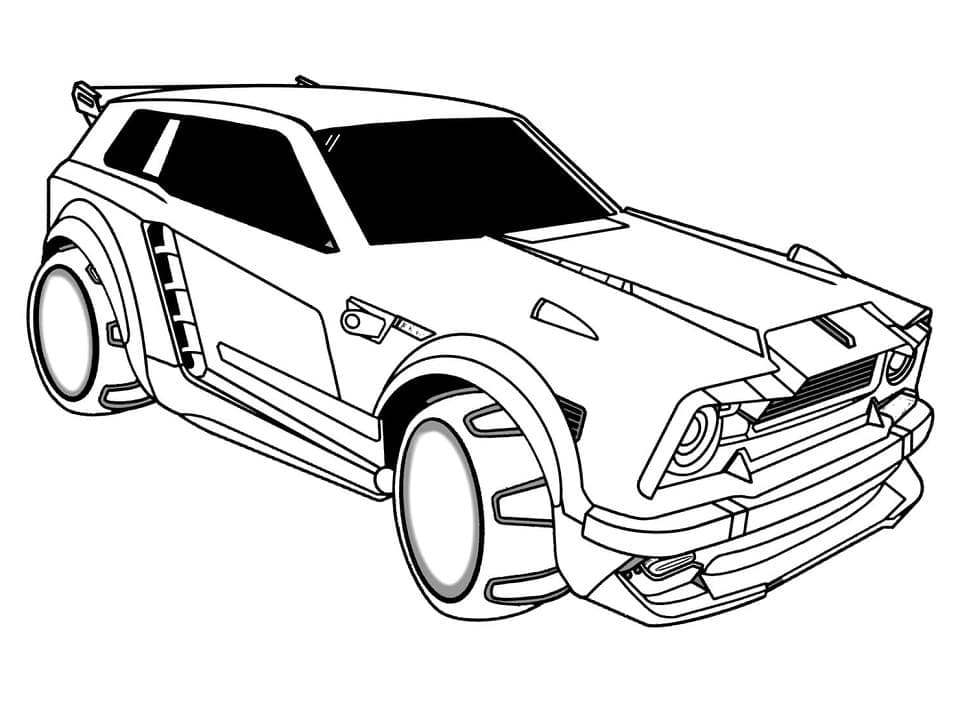Desenho imprimível de Rocket League #202081 para colorir, pertence à coleção Videogames Desenho imprimível de Rocket League #202081 para colorir, pertence à coleção Videogames