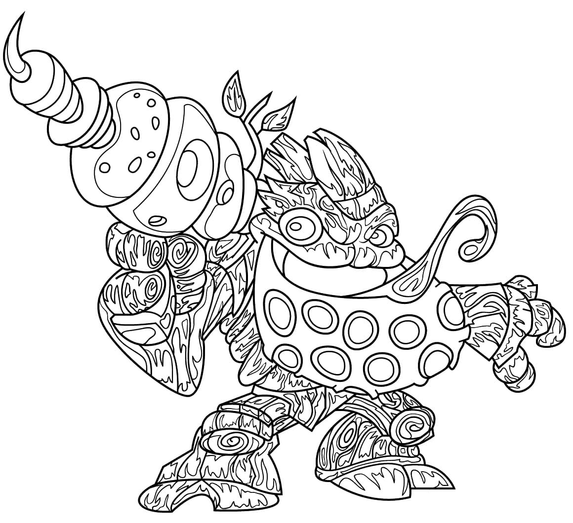 Desenho gratuito Skylanders #195291 da colecao Videogames para imprimir
