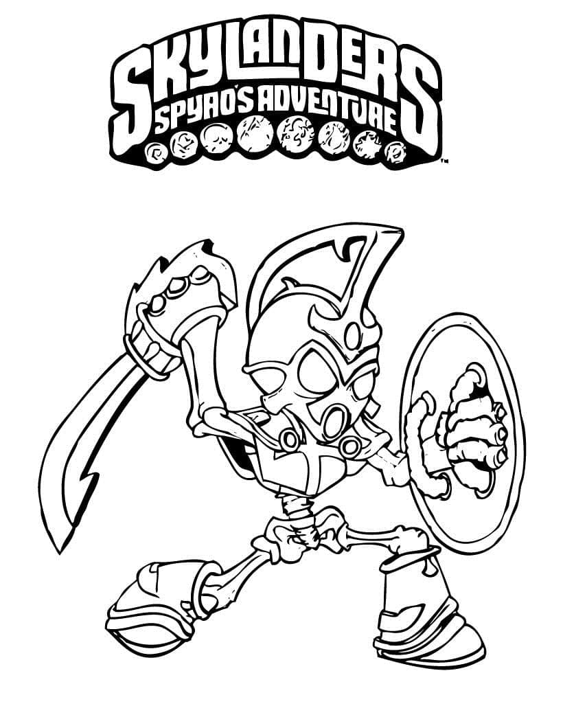 Desenho gratuito Skylanders #195293 da colecao Videogames para imprimir