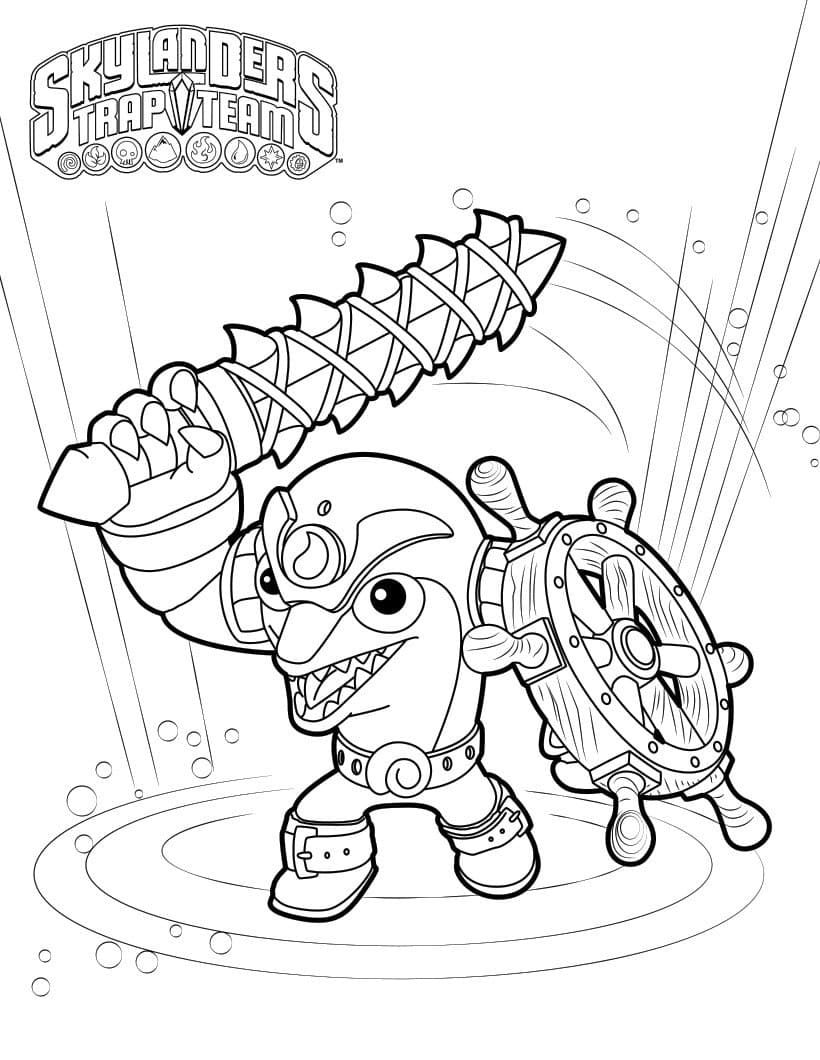 Desenho gratuito Skylanders #195297 da colecao Videogames para imprimir