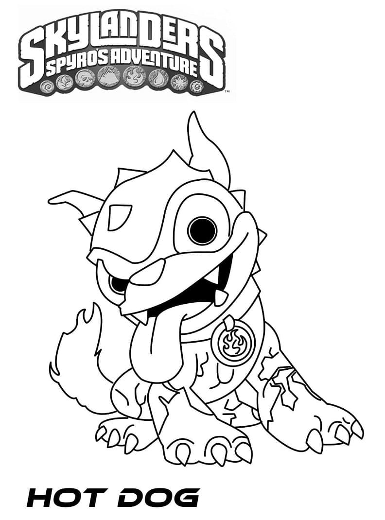 Desenho gratuito Skylanders #195302 da colecao Videogames para imprimir