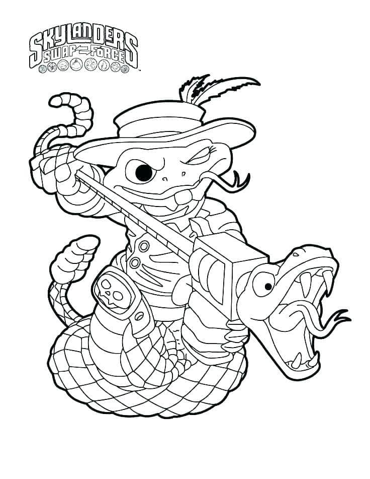 Desenho gratuito Skylanders #195310 da colecao Videogames para imprimir