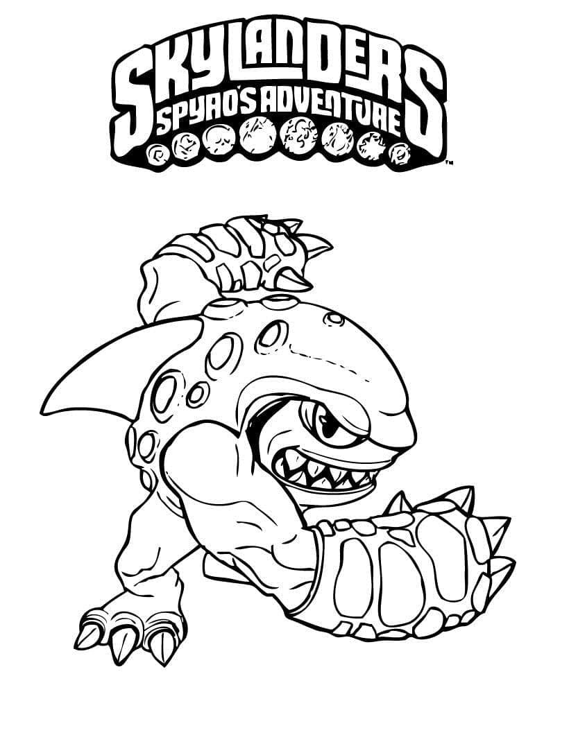 Desenho gratuito Skylanders #195312 da colecao Videogames para imprimir