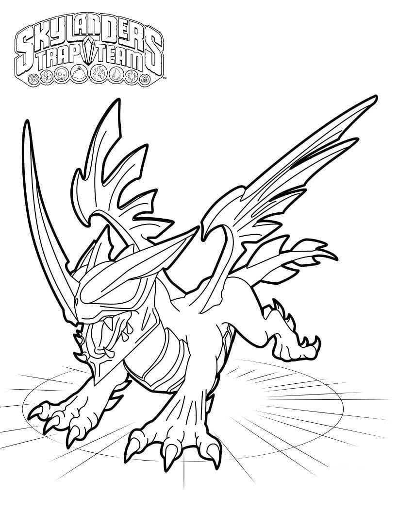Desenho gratuito Skylanders #195314 da colecao Videogames para imprimir