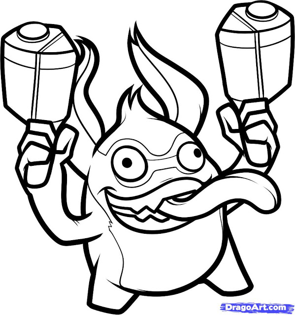 Desenho gratuito Skylanders #43411 da colecao Videogames para imprimir Desenho gratuito Skylanders #43411 da colecao Videogames para imprimir
