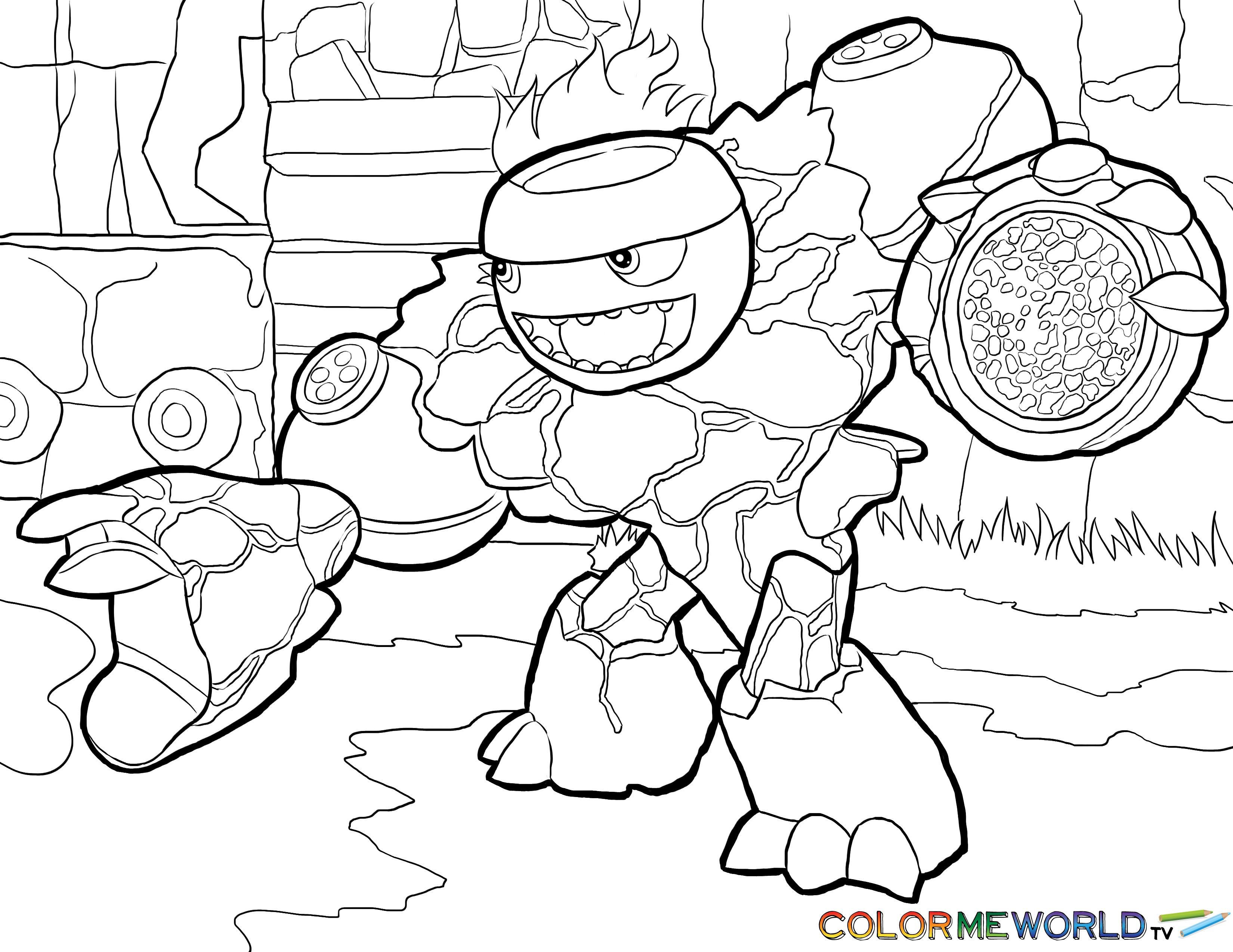 Desenho gratuito Skylanders #43489 da colecao Videogames para imprimir Desenho gratuito Skylanders #43489 da colecao Videogames para imprimir