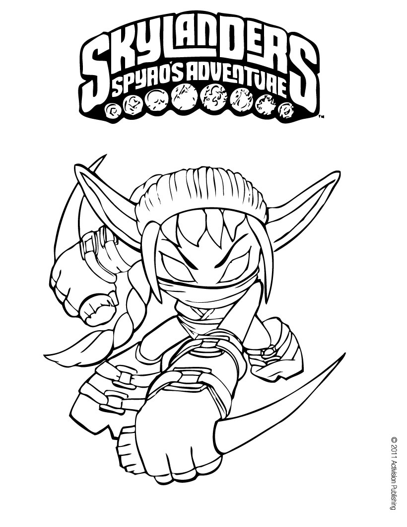 Desenho gratuito Skylanders #43634 da colecao Videogames para imprimir