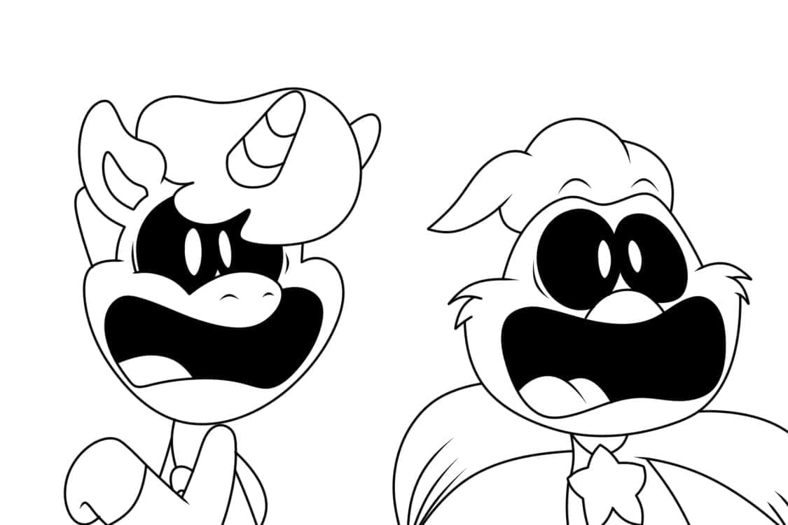 Ilustração de Smiling Critters #213213 para colorir, parte da coleção Videogames