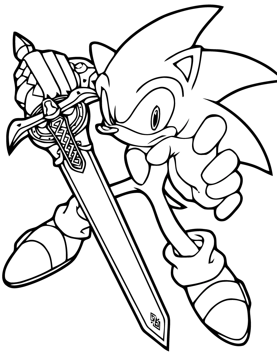 Desenho gratuito Sonic #153821 da colecao Videogames para imprimir