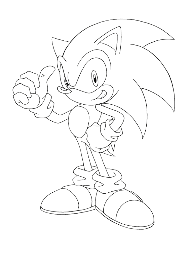 Desenho gratuito Sonic #153825 da colecao Videogames para imprimir