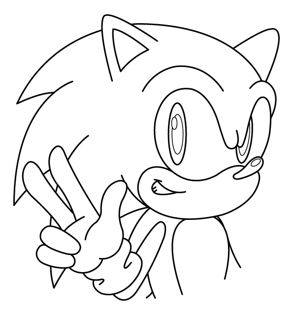 Desenho gratuito Sonic #153830 da colecao Videogames para imprimir