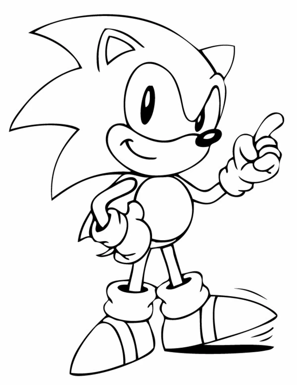 Desenho gratuito Sonic #153833 da colecao Videogames para imprimir