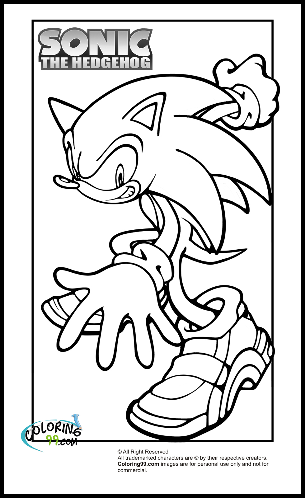 Desenho gratuito Sonic #153835 da colecao Videogames para imprimir Desenho gratuito Sonic #153835 da colecao Videogames para imprimir