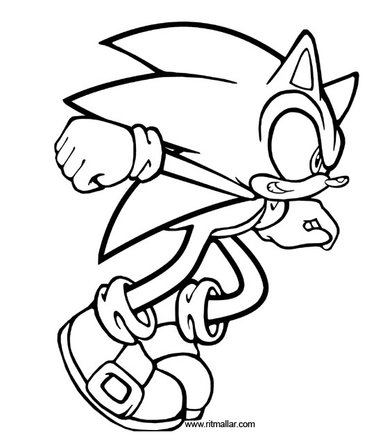 Desenho gratuito Sonic #153853 da colecao Videogames para imprimir
