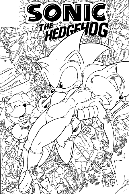Desenho gratuito Sonic #153881 da colecao Videogames para imprimir