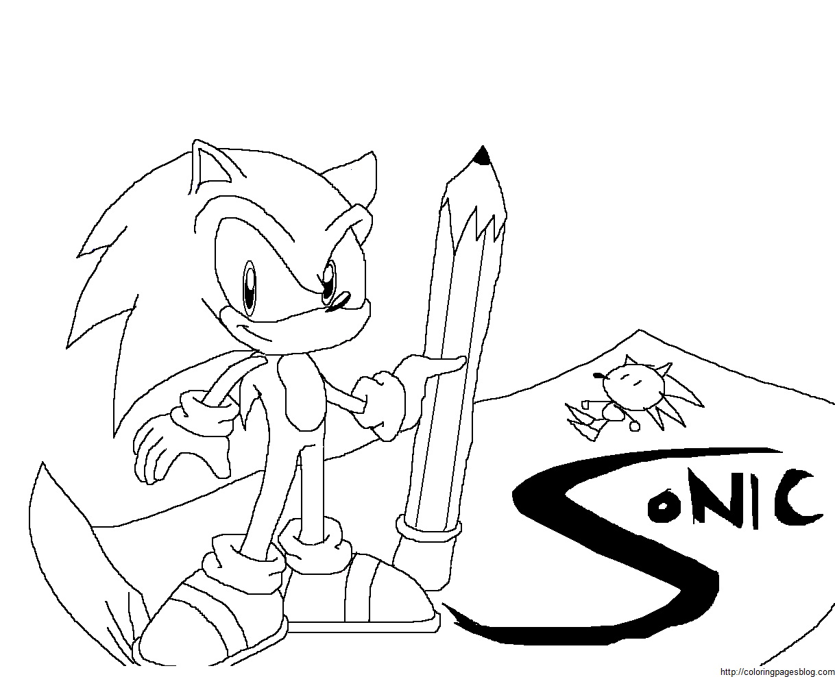 Desenho gratuito Sonic #153902 da colecao Videogames para imprimir Desenho gratuito Sonic #153902 da colecao Videogames para imprimir