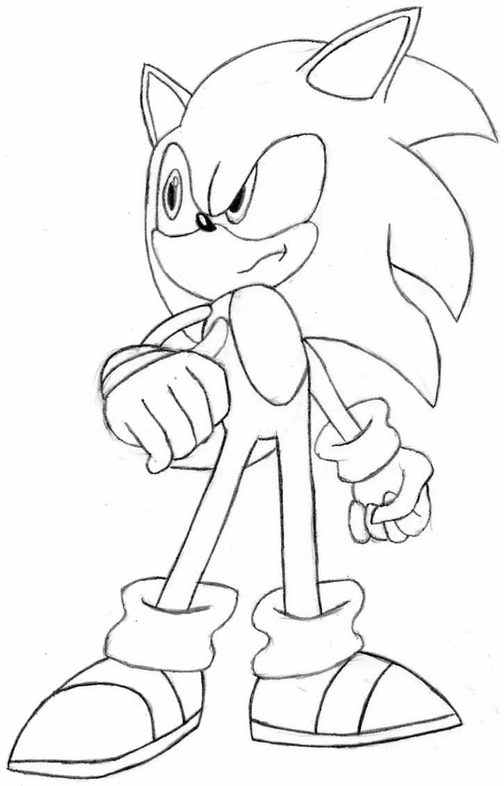 Desenho gratuito Sonic #153938 da colecao Videogames para imprimir