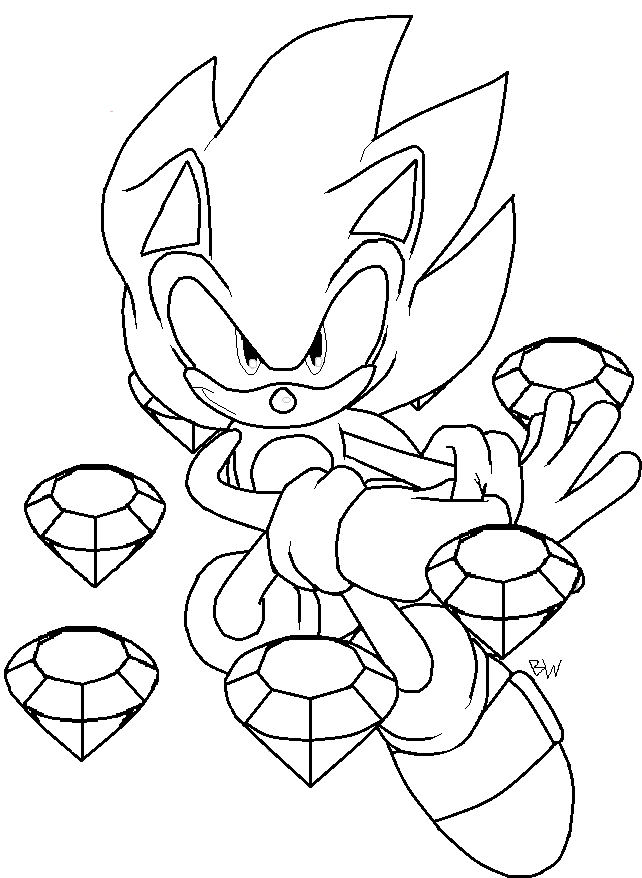 Desenho gratuito Sonic #154039 da colecao Videogames para imprimir
