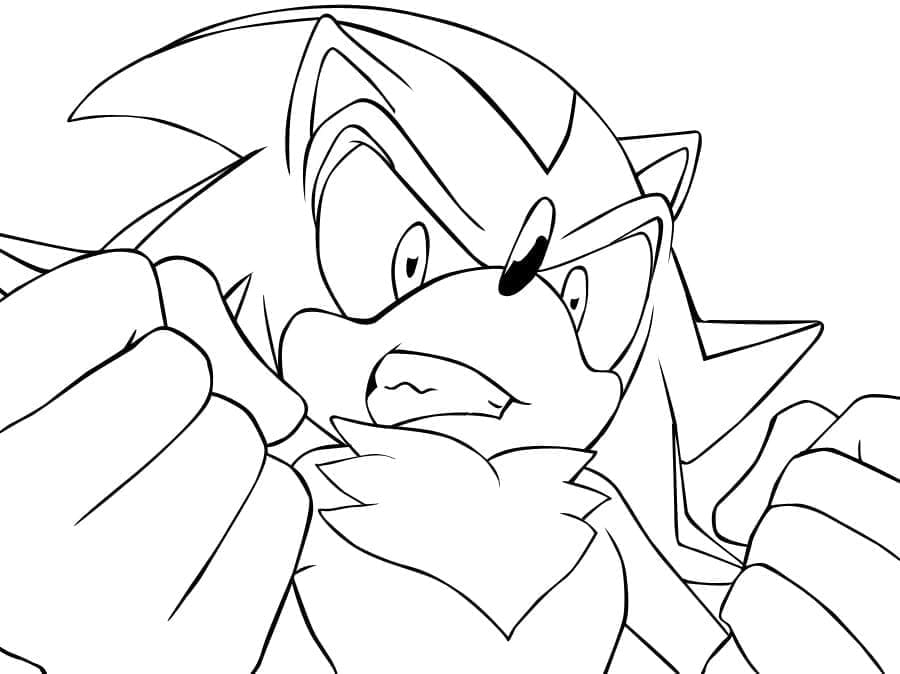 Desenho gratuito Sonic Shadow #216332 da colecao Videogames para imprimir