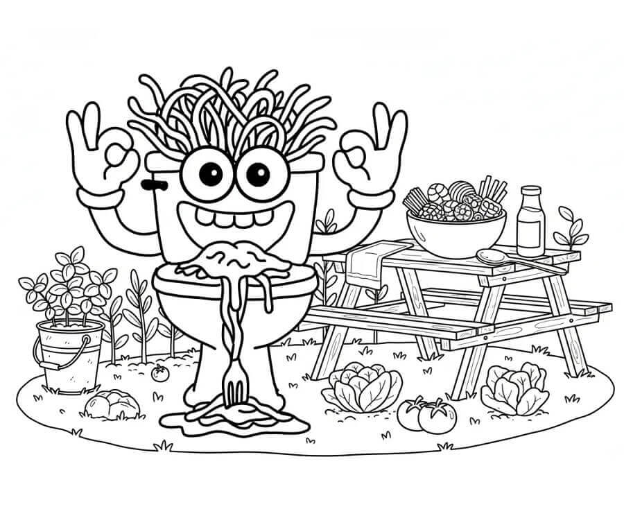 Desenho gratuito Spaghetti Tualetti #222151 da colecao Videogames para imprimir
