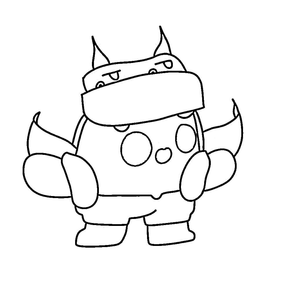 Desenho gratuito Spike Brawl Stars #221050 da colecao Videogames para imprimir