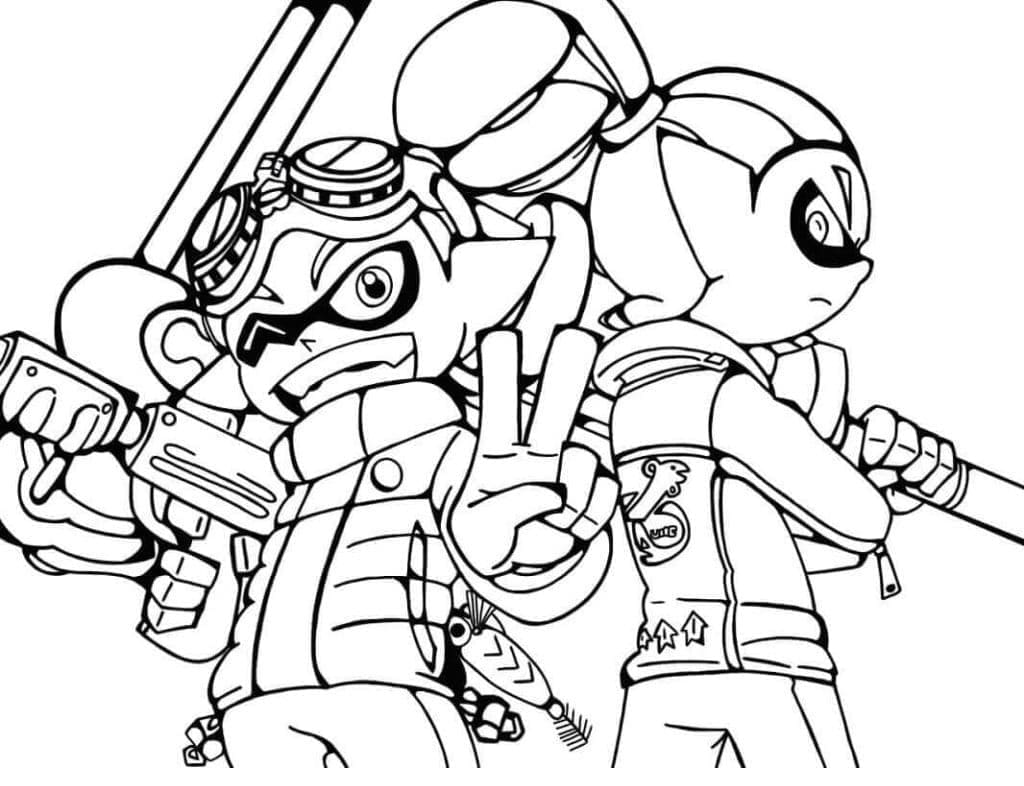Desenho gratuito Splatoon #186101 da colecao Videogames para imprimir