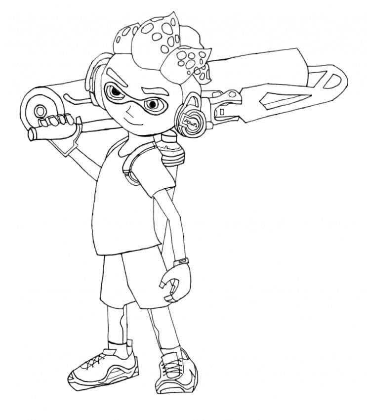 Desenho gratuito Splatoon #186102 da colecao Videogames para imprimir