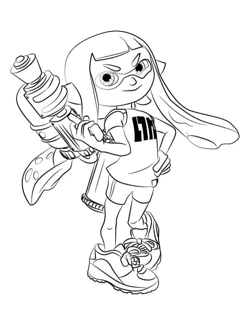 Desenho gratuito Splatoon #186104 da colecao Videogames para imprimir