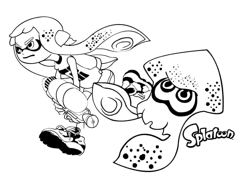 Desenho gratuito Splatoon #186114 da colecao Videogames para imprimir