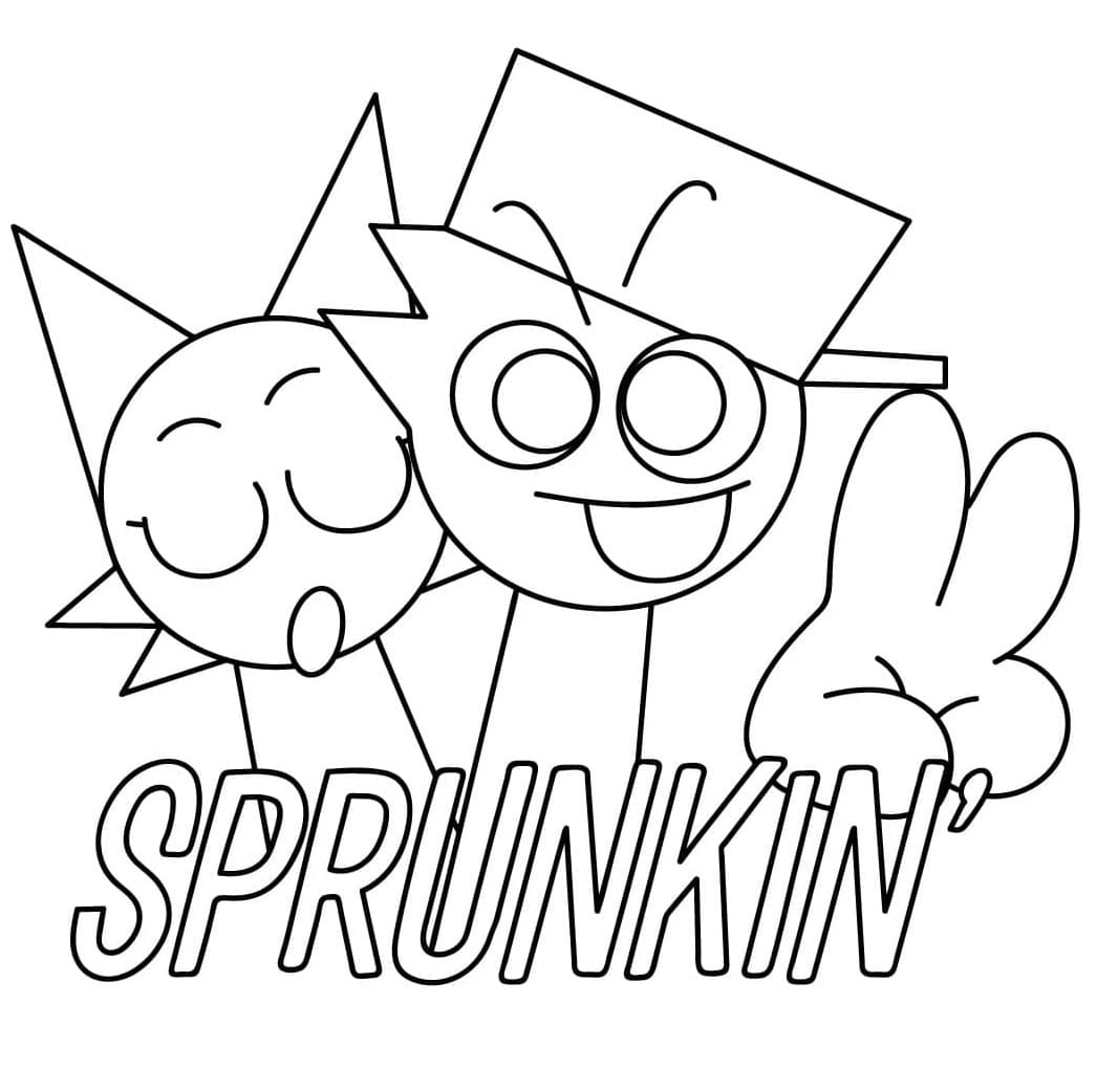Desenho gratuito Sprunki Incredibox #218776 da colecao Videogames para imprimir